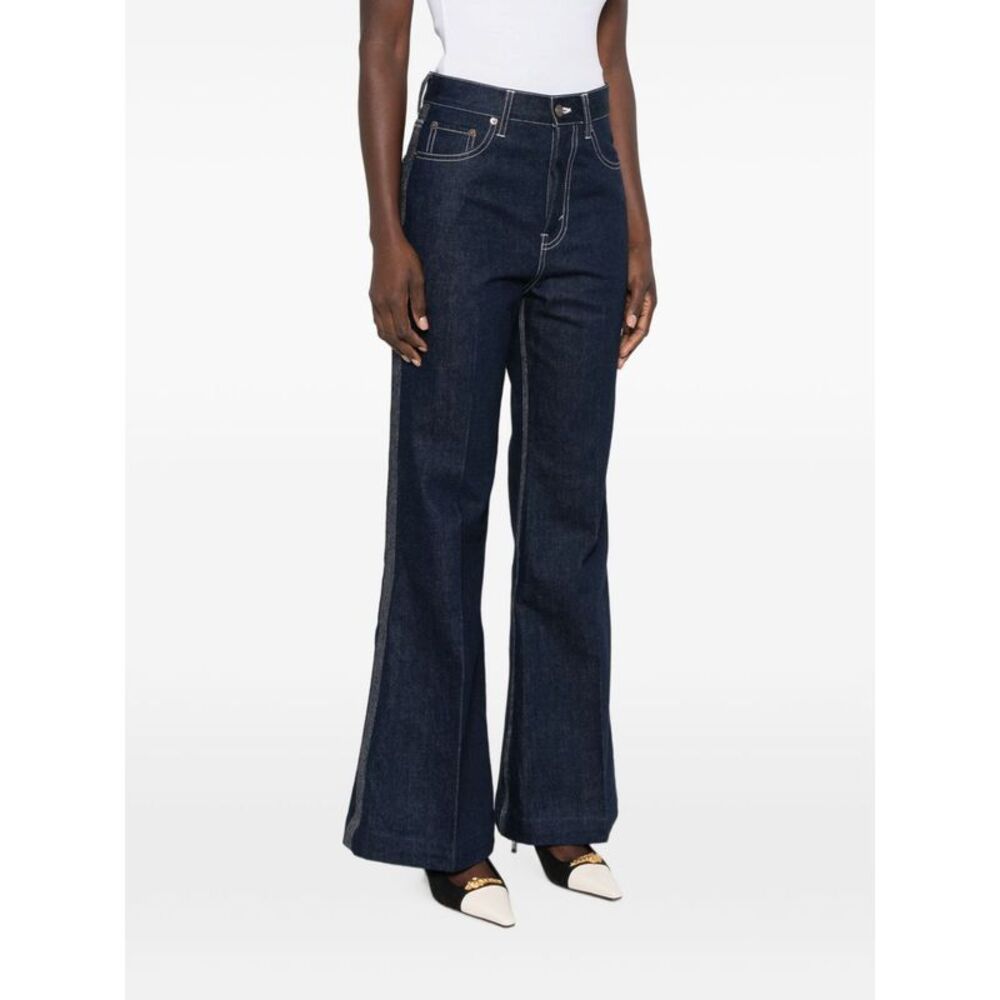 Celine Women Flared Denim Jeans